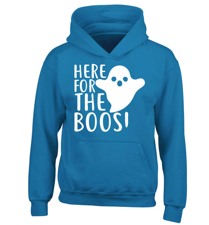 Here for the boos children's blue hoodie 12-14 Years