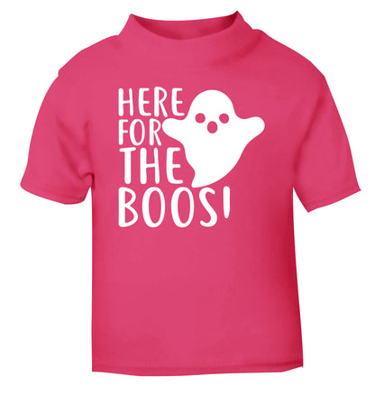 Here for the boos pink Baby Toddler Tshirt 2 Years