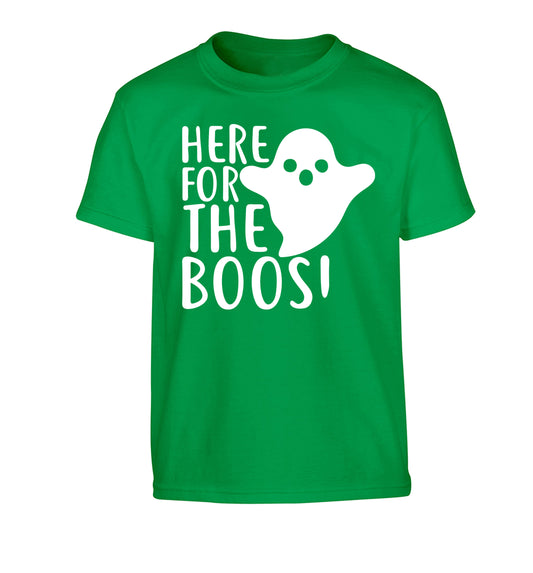 Here for the boos Children's green Tshirt 12-14 Years