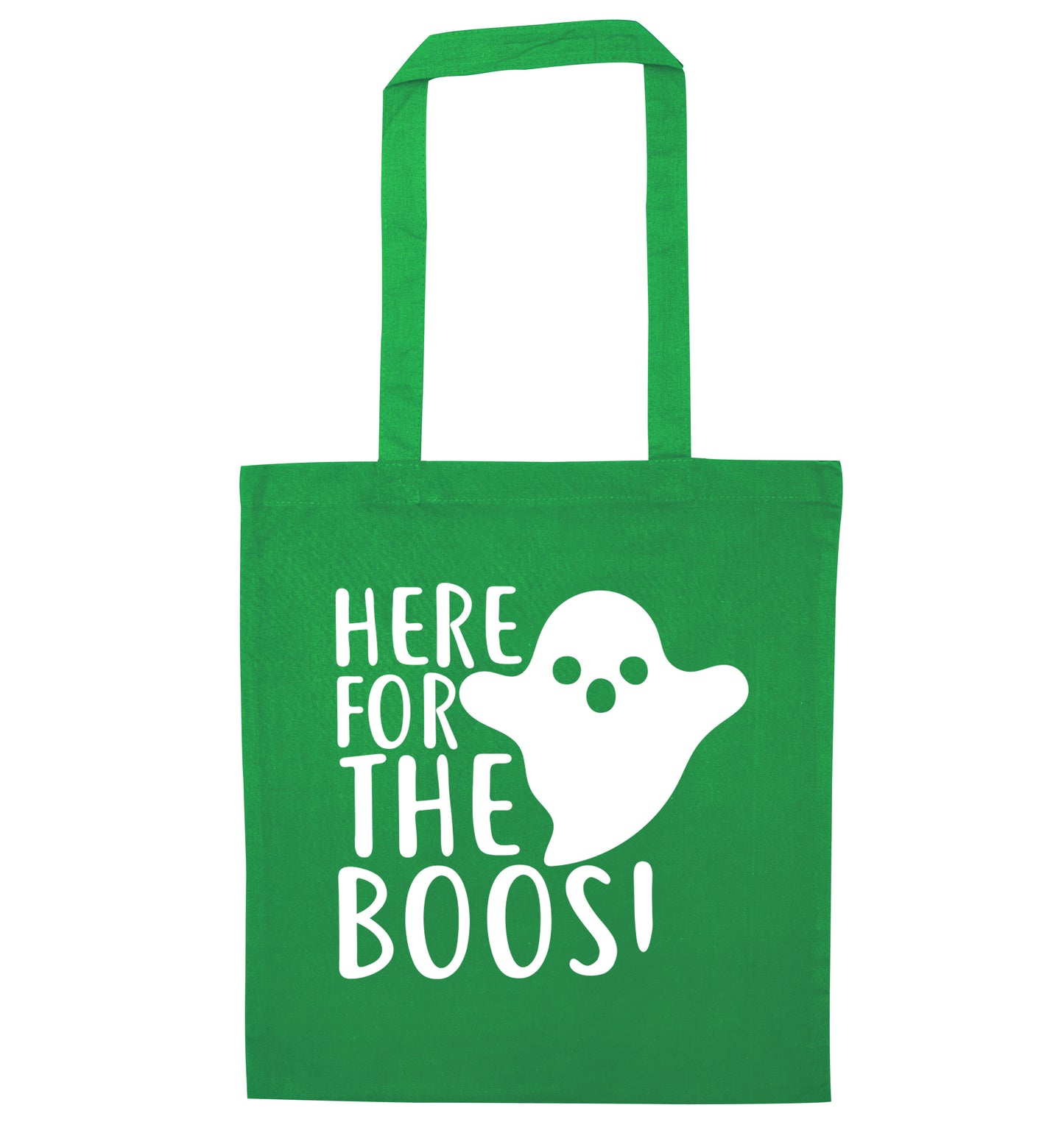 Here for the boos green tote bag