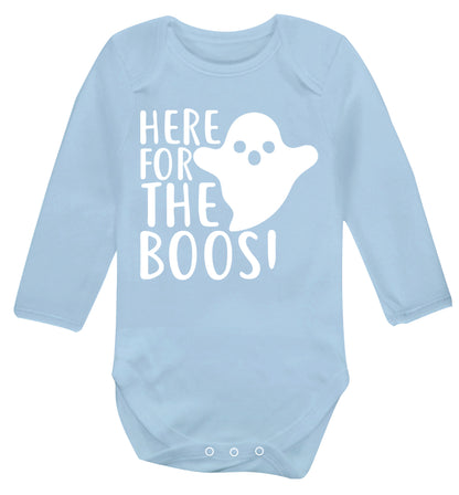 Here for the boos Baby Vest long sleeved pale blue 6-12 months