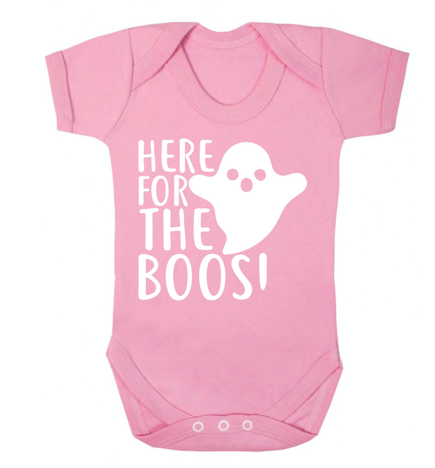 Here for the boos Baby Vest pale pink 18-24 months