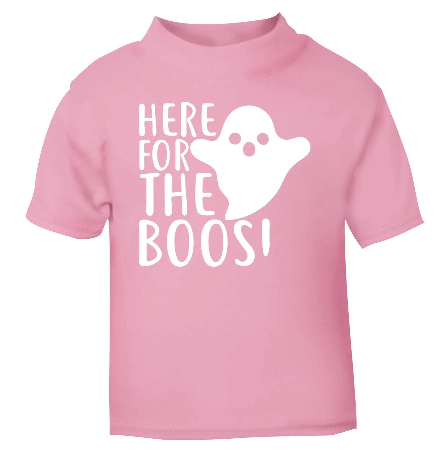 Here for the boos light pink Baby Toddler Tshirt 2 Years
