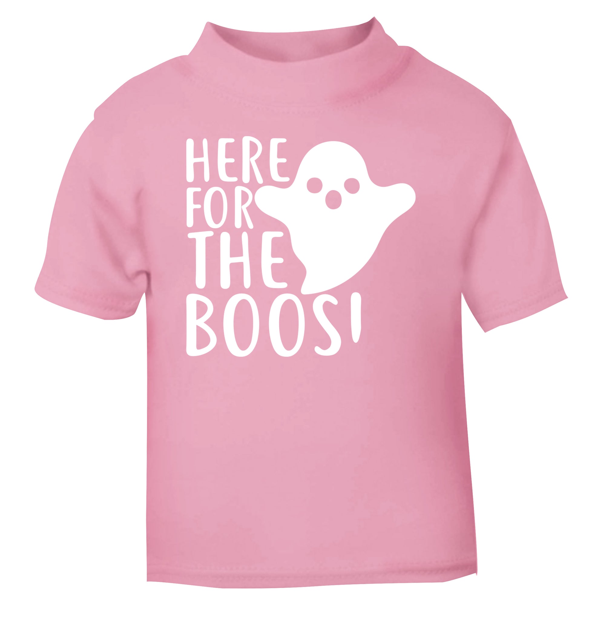 Here for the boos light pink Baby Toddler Tshirt 2 Years