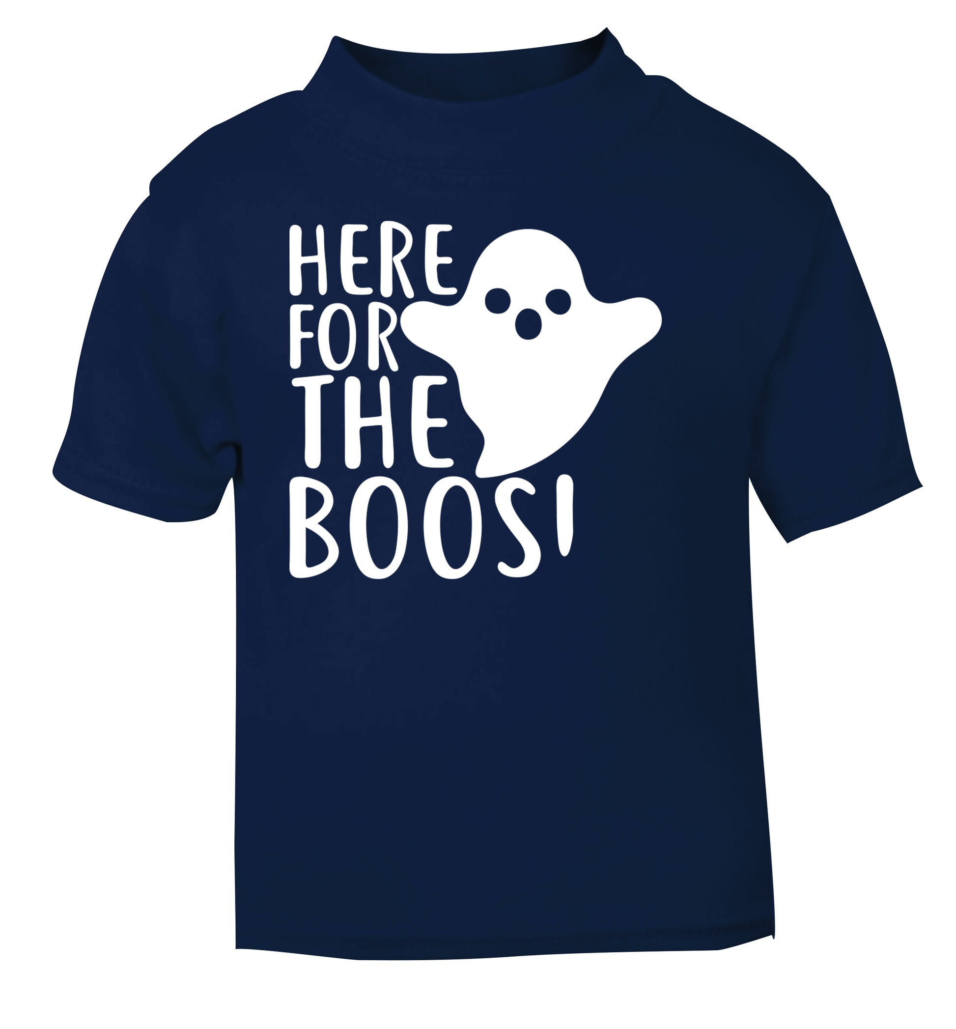 Here for the boos navy Baby Toddler Tshirt 2 Years