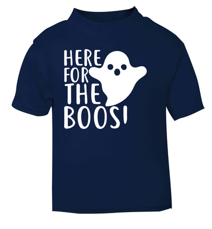 Here for the boos navy Baby Toddler Tshirt 2 Years