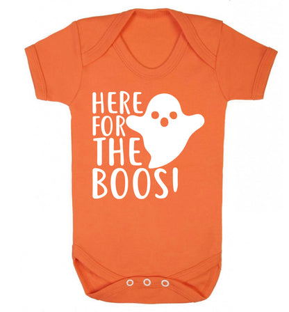 Here for the boos Baby Vest orange 18-24 months