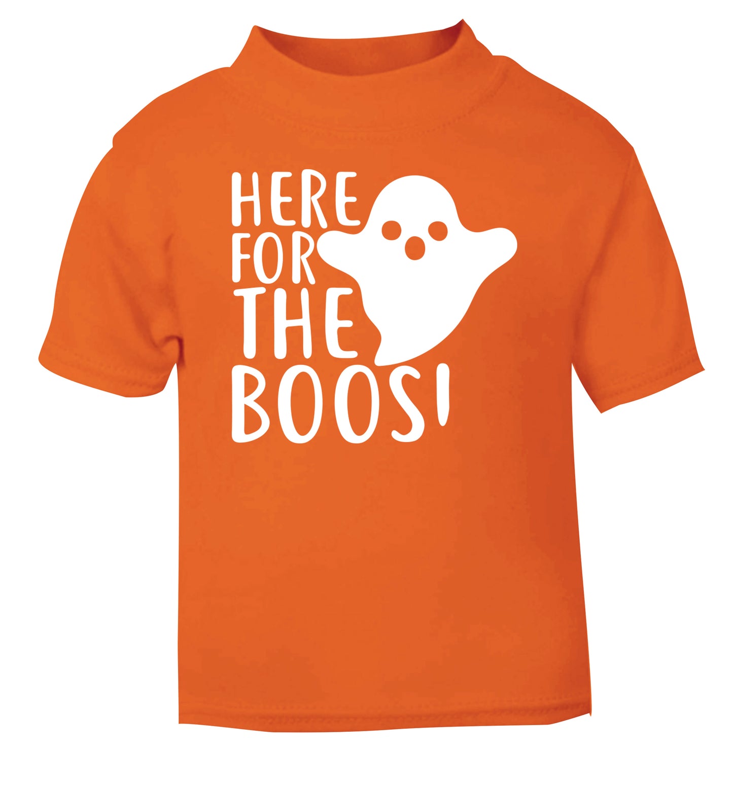 Here for the boos orange Baby Toddler Tshirt 2 Years