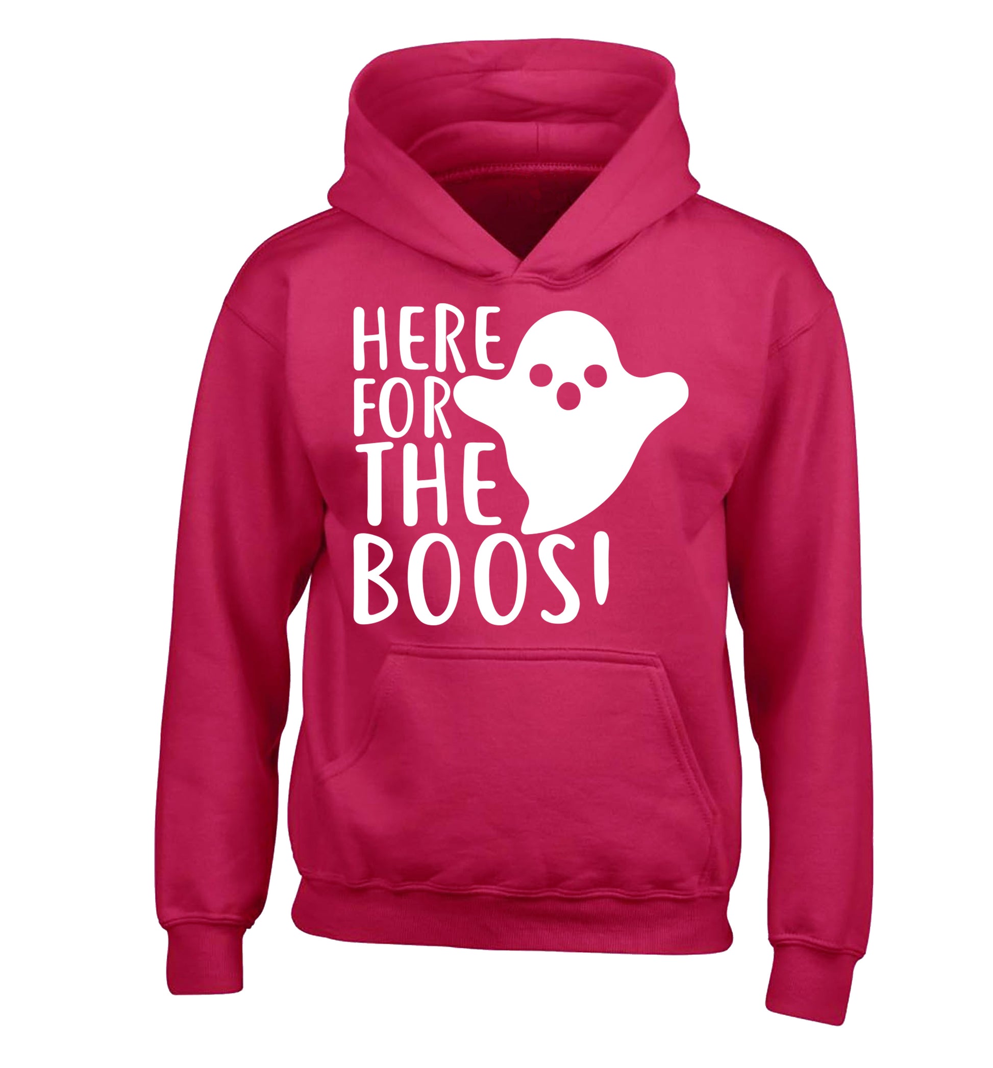 Here for the boos children's pink hoodie 12-14 Years