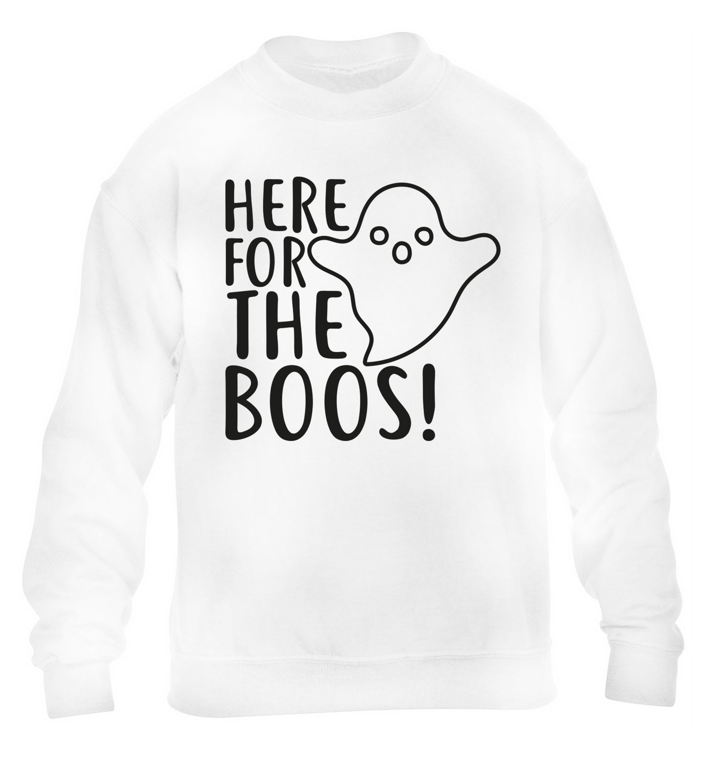 Here for the boos children's white sweater 12-14 Years