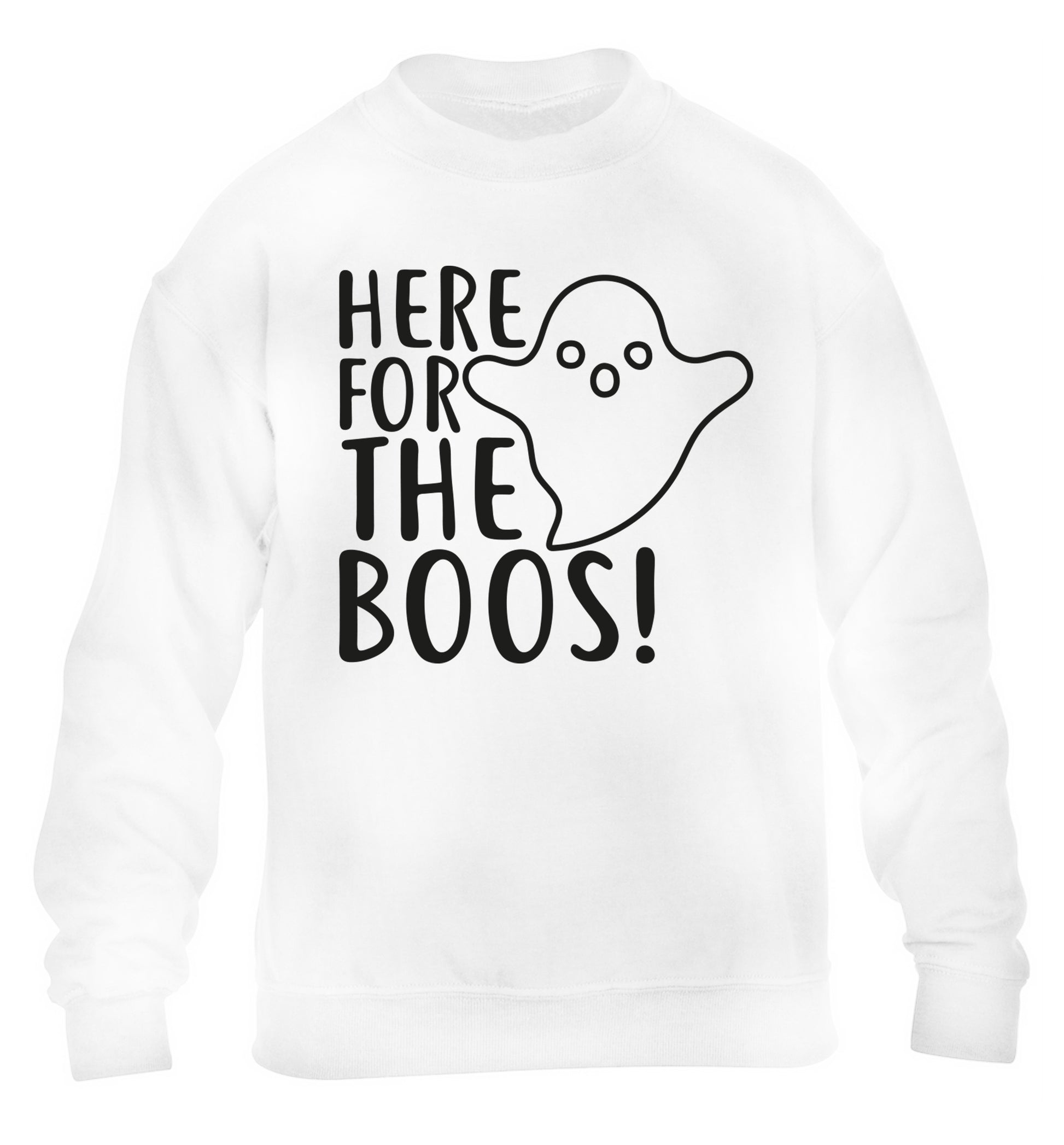 Here for the boos children's white sweater 12-14 Years