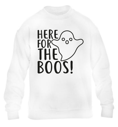 Here for the boos children's white sweater 12-14 Years