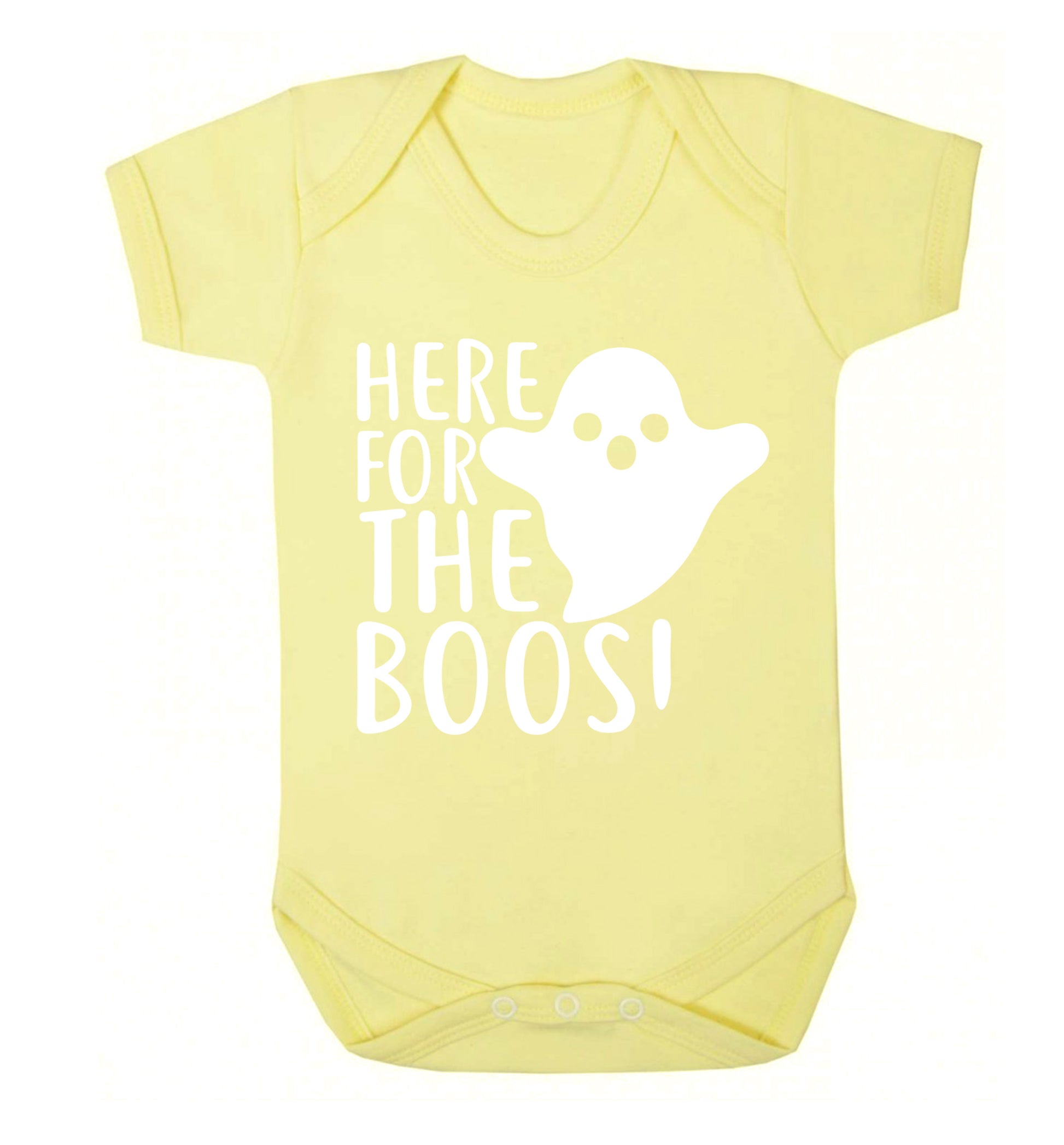 Here for the boos Baby Vest pale yellow 18-24 months