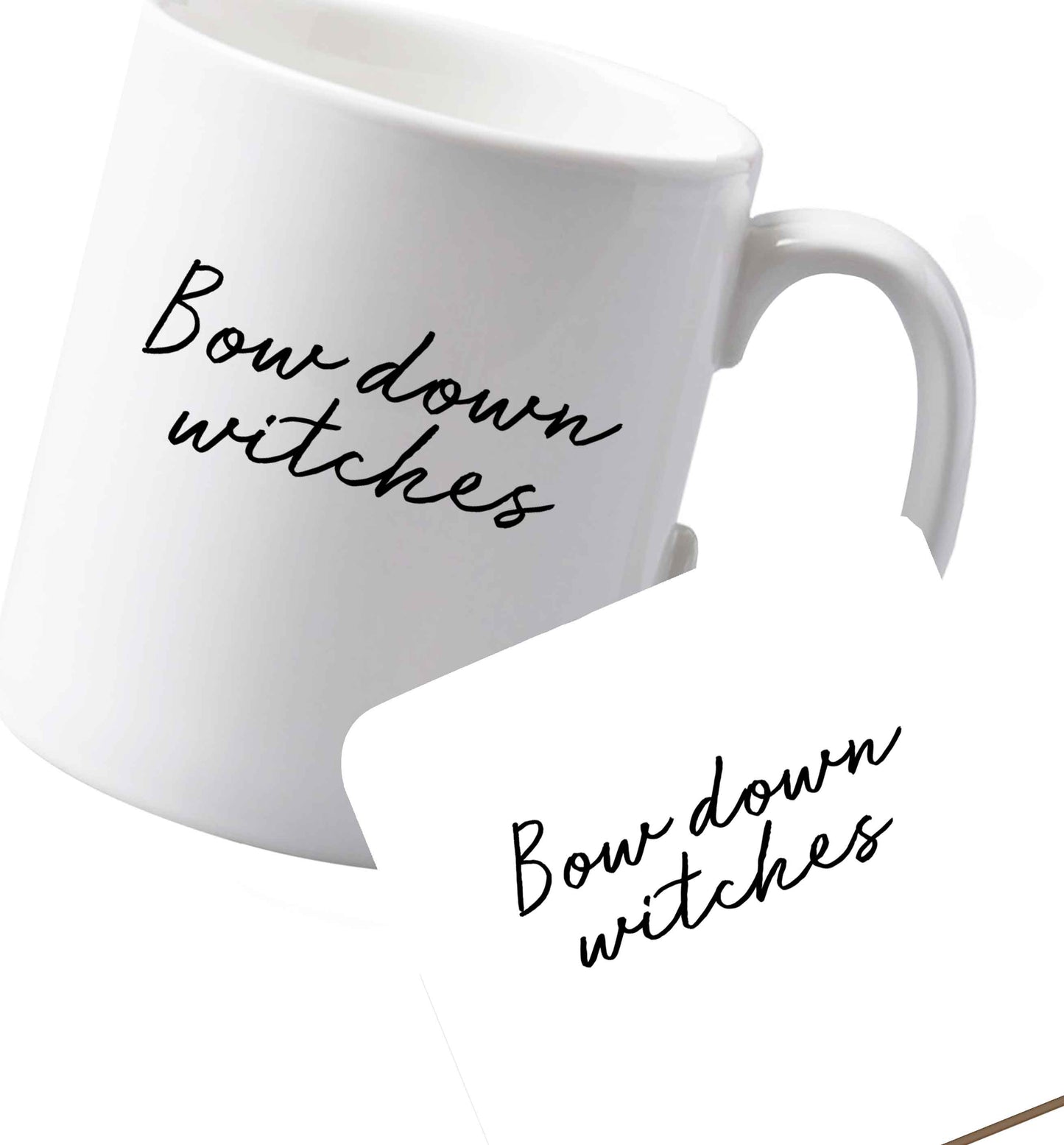 10 oz Ceramic mug and coaster Favourite Type Pan Pancake both sides