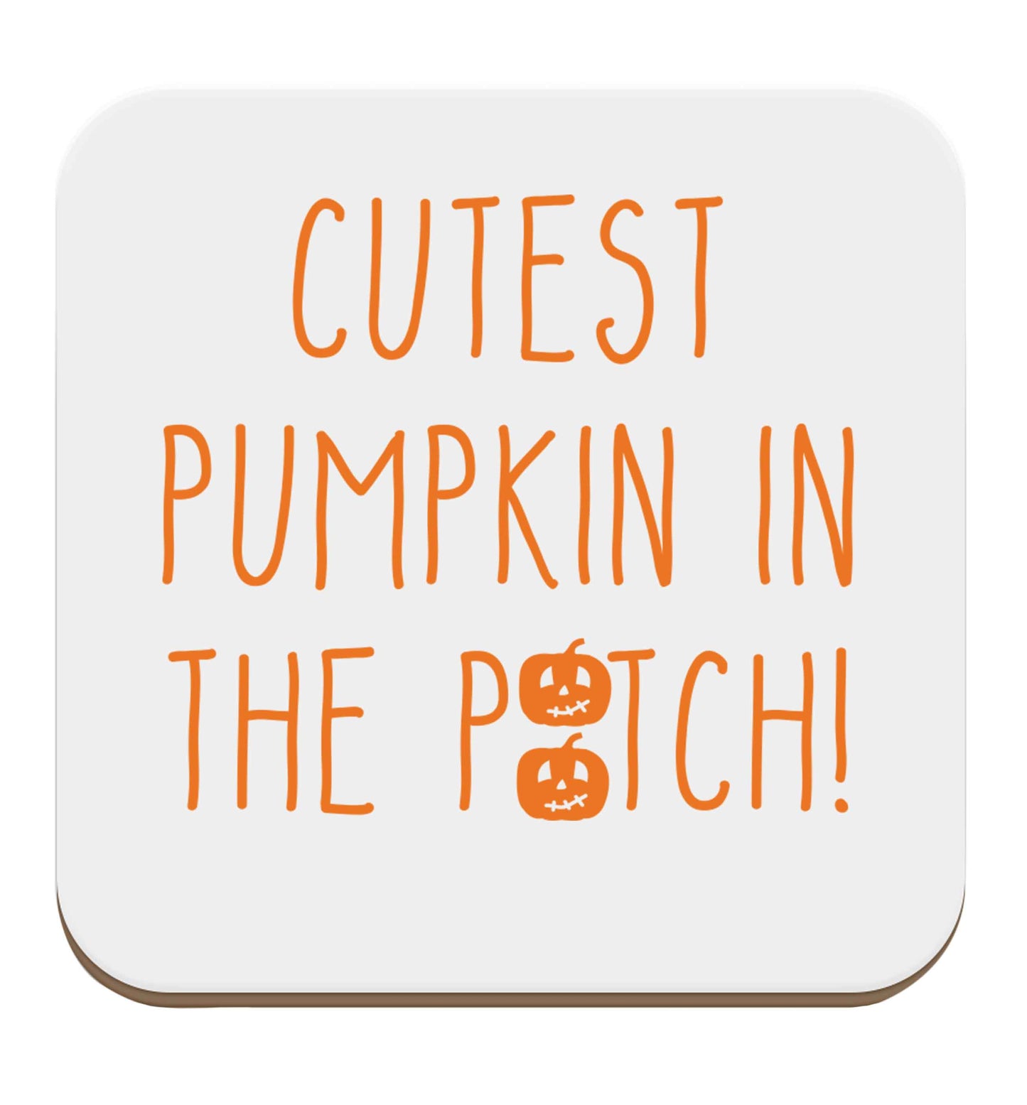 Calm Pumpkin Season set of four coasters