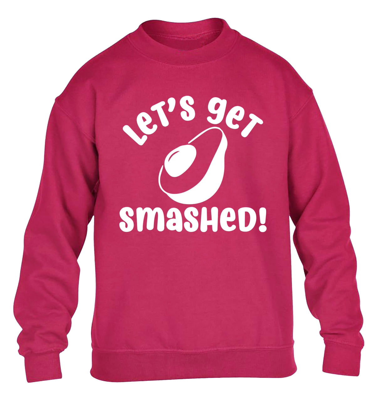 Let's get smashed children's pink sweater 12-14 Years
