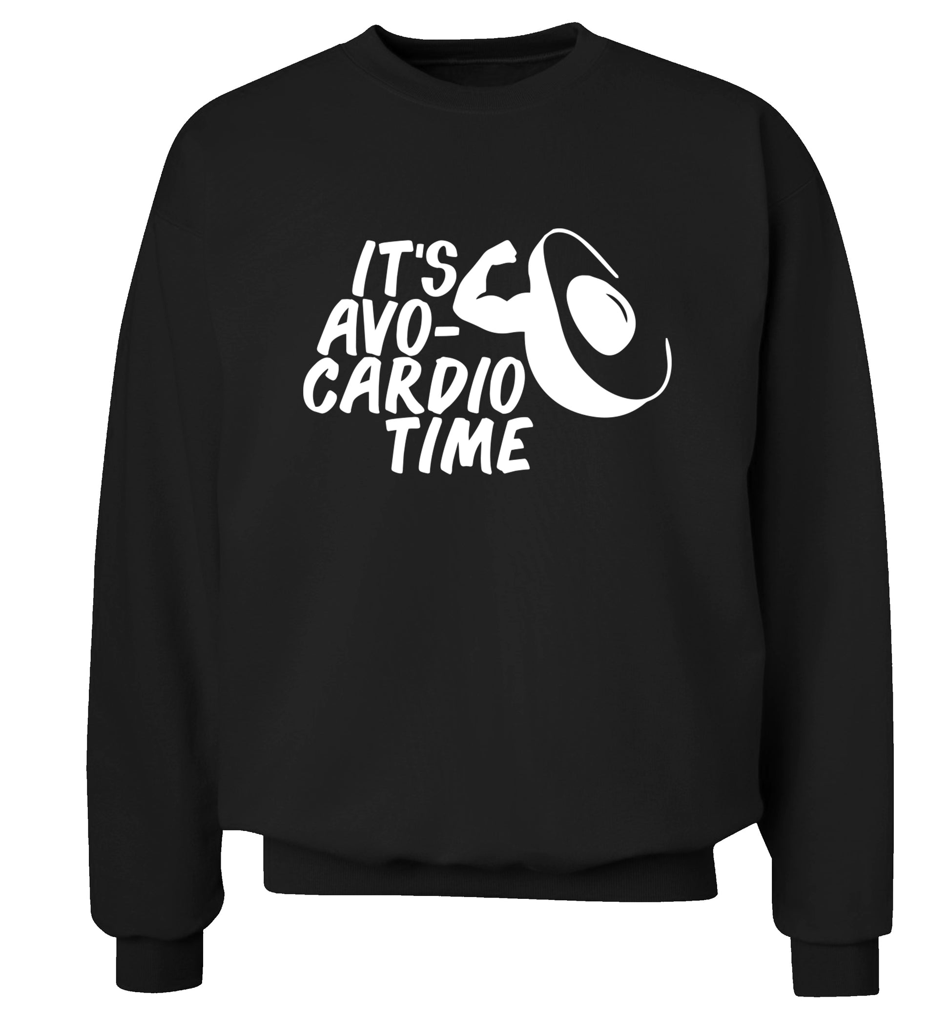 It's avo-cardio time Adult's unisex black Sweater 2XL