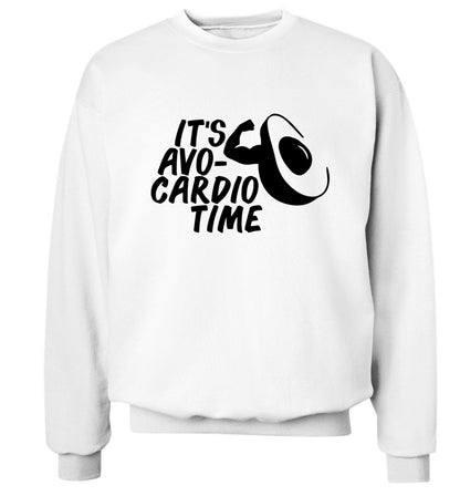 It's avo-cardio time Adult's unisex white Sweater 2XL