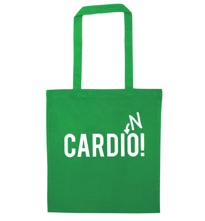 Cardino green tote bag