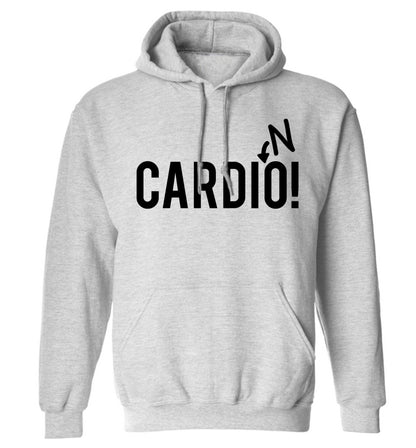 Cardino adults unisex grey hoodie 2XL