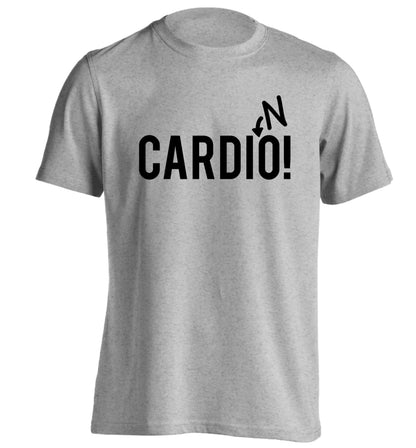 Cardino adults unisex grey Tshirt 2XL