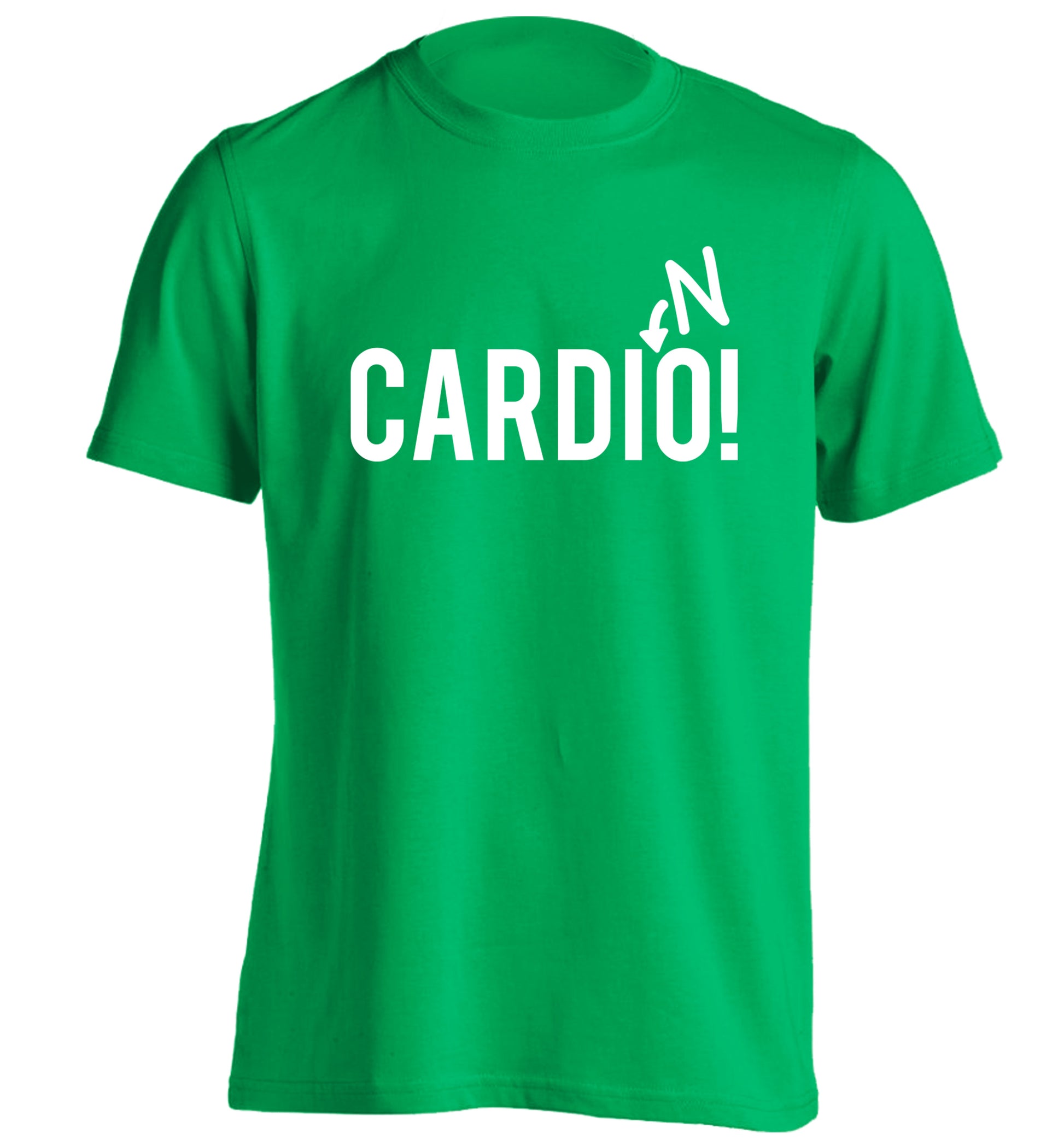 Cardino adults unisex green Tshirt 2XL