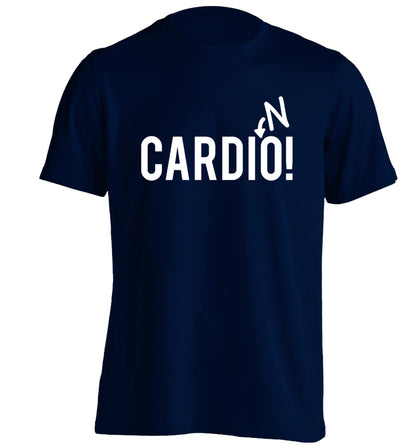 Cardino adults unisex navy Tshirt 2XL