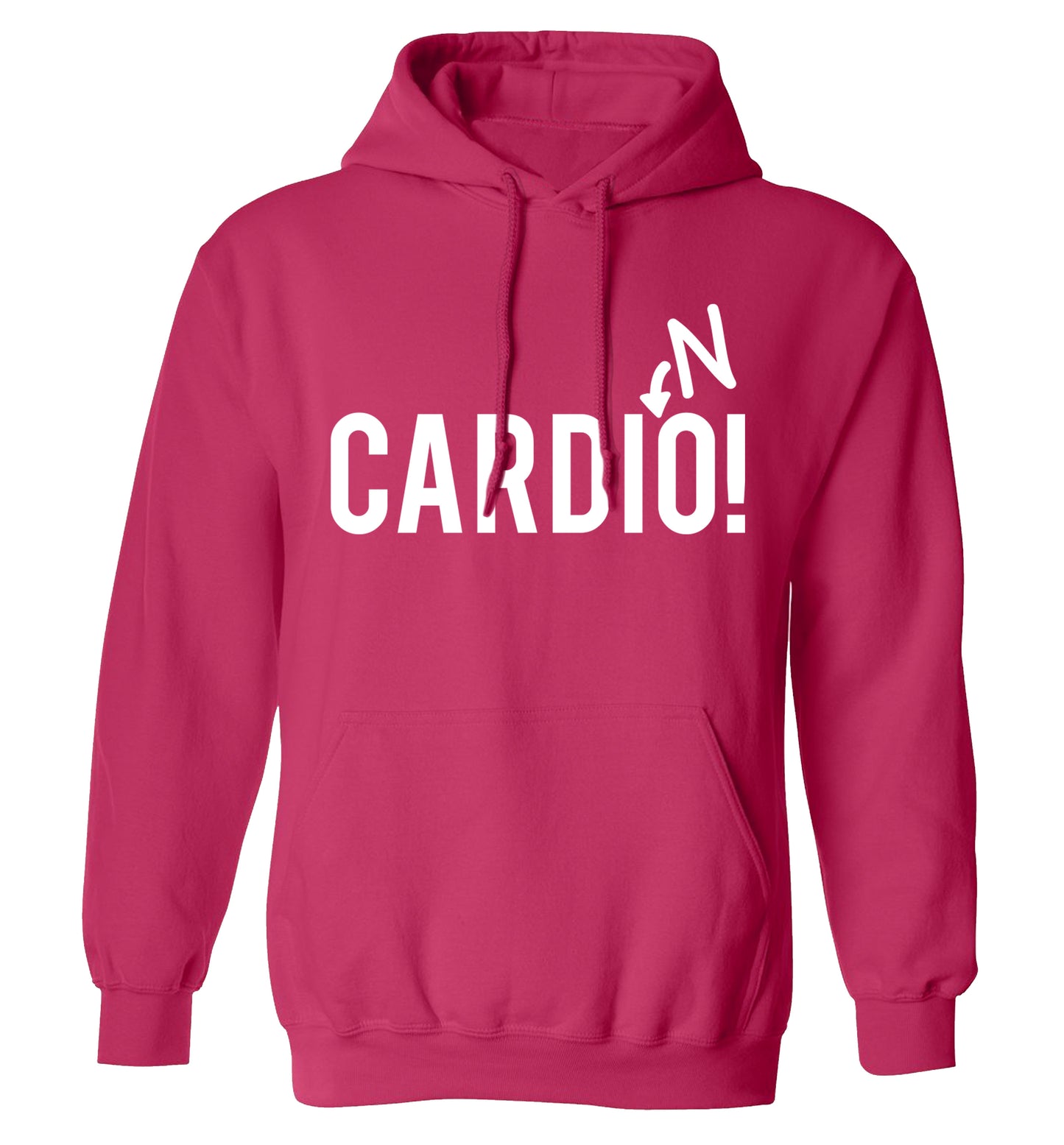 Cardino adults unisex pink hoodie 2XL