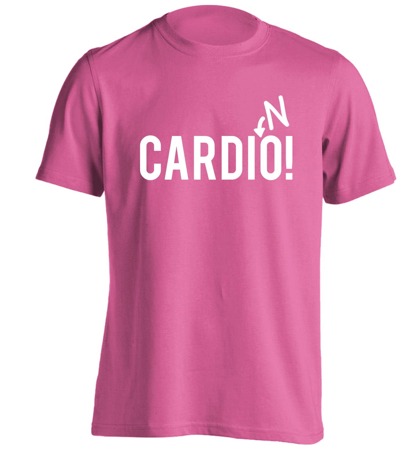 Cardino adults unisex pink Tshirt 2XL