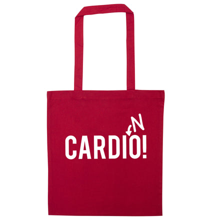 Cardino red tote bag