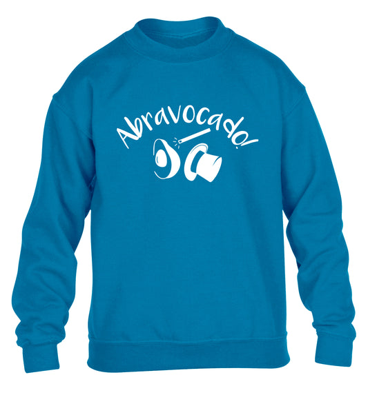 Abravocado children's blue sweater 12-14 Years