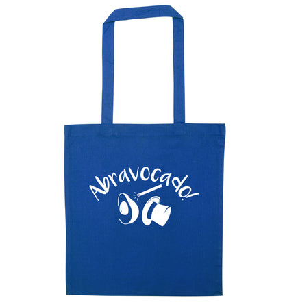 Abravocado blue tote bag