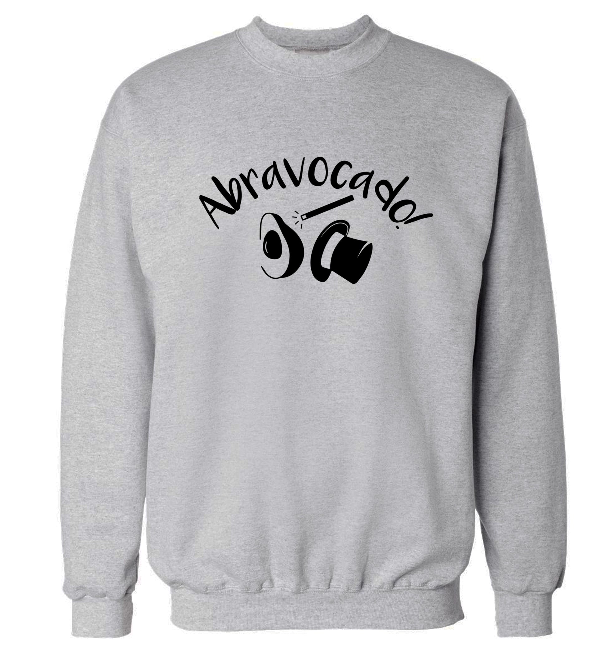 Abravocado Adult's unisex grey Sweater 2XL