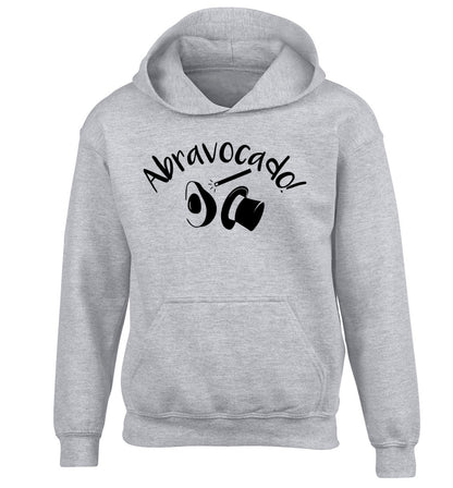 Abravocado children's grey hoodie 12-14 Years
