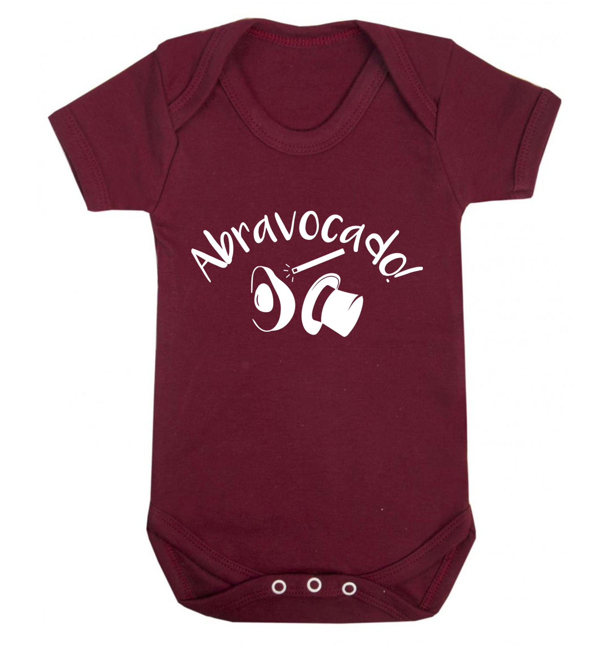 Abravocado Baby Vest maroon 18-24 months