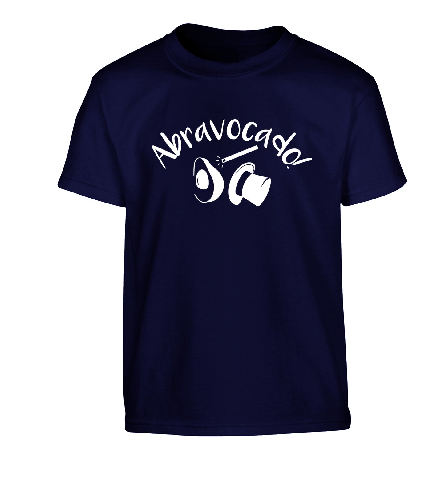 Abravocado Children's navy Tshirt 12-14 Years