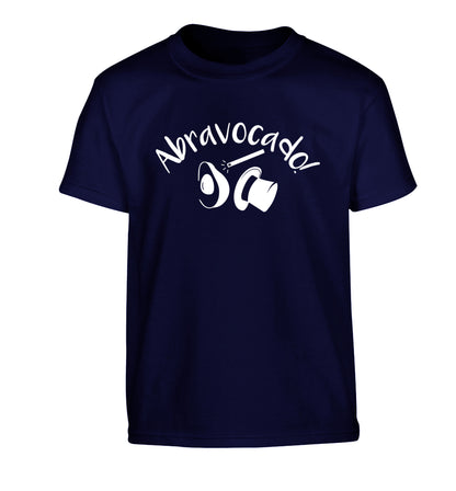 Abravocado Children's navy Tshirt 12-14 Years