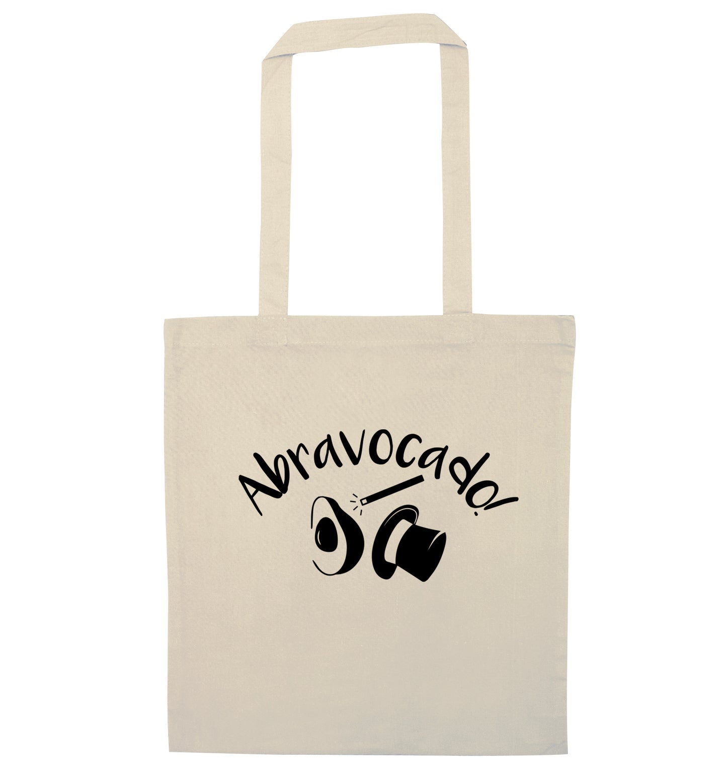 Abravocado natural tote bag