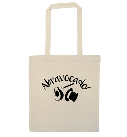 Abravocado natural tote bag