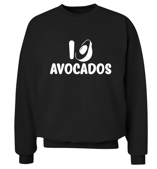 I love avocados Adult's unisex black Sweater 2XL