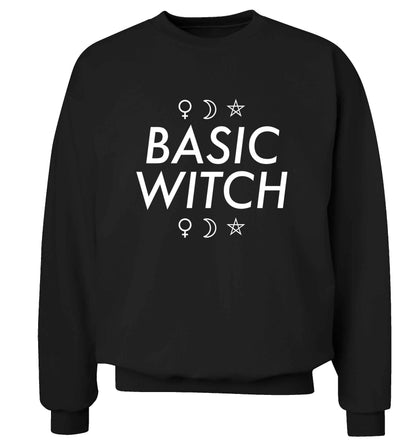 Basic witch 1 adult's unisex black sweater 2XL
