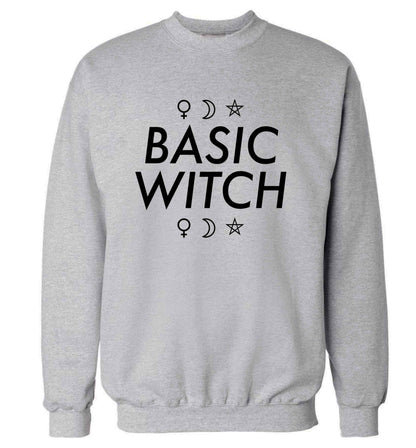 Basic witch 1 adult's unisex grey sweater 2XL