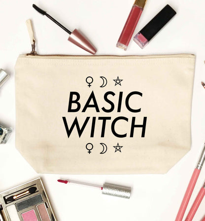 Basic witch 1 natural makeup bag