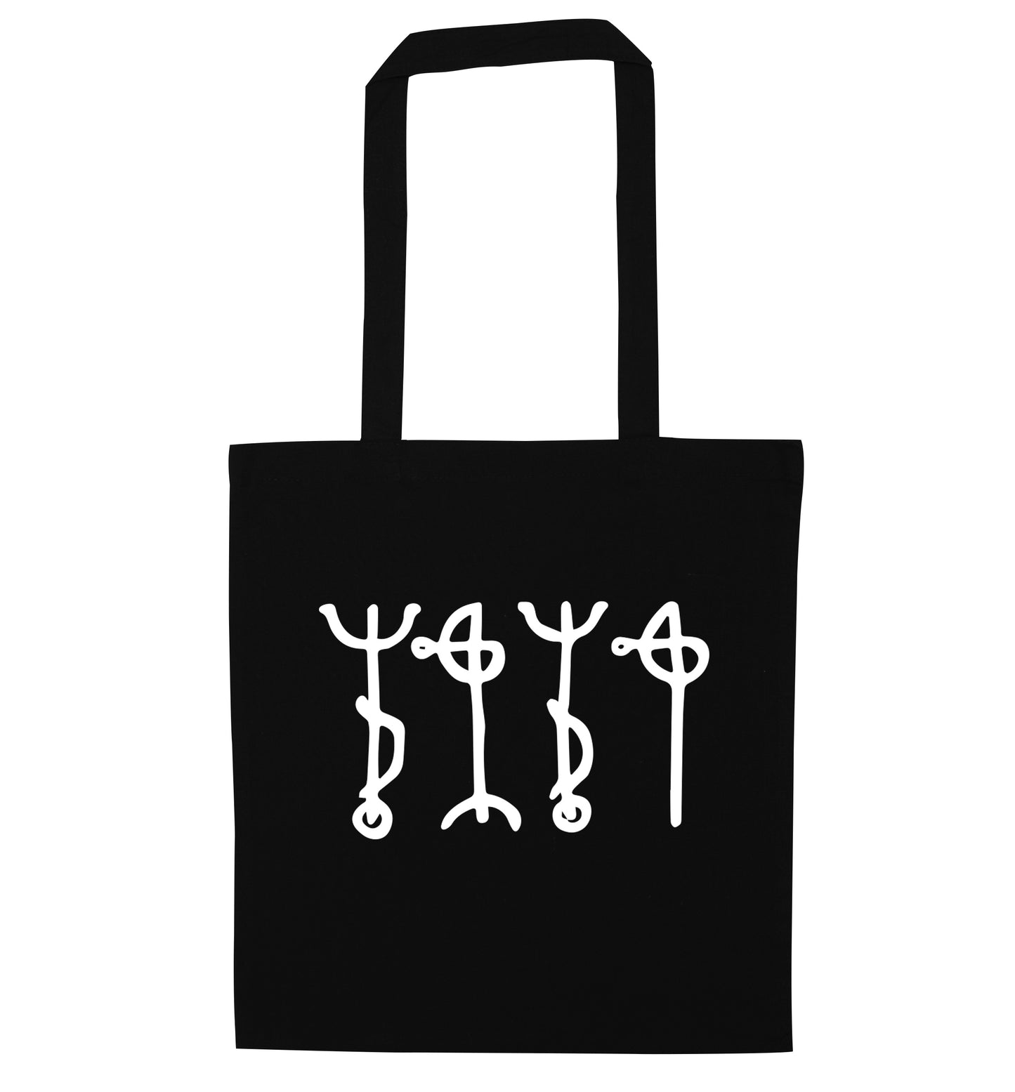 Draumstafir black tote bag