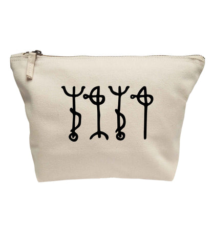 Draumstafir staves | Makeup / wash bag