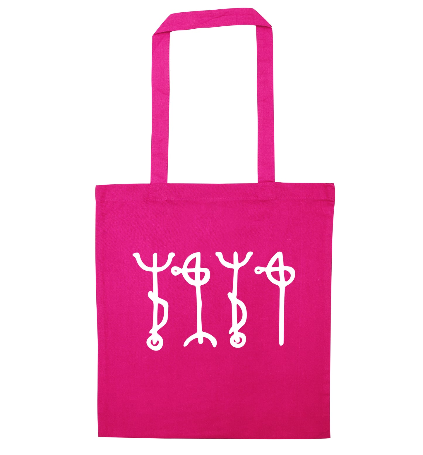 Draumstafir pink tote bag