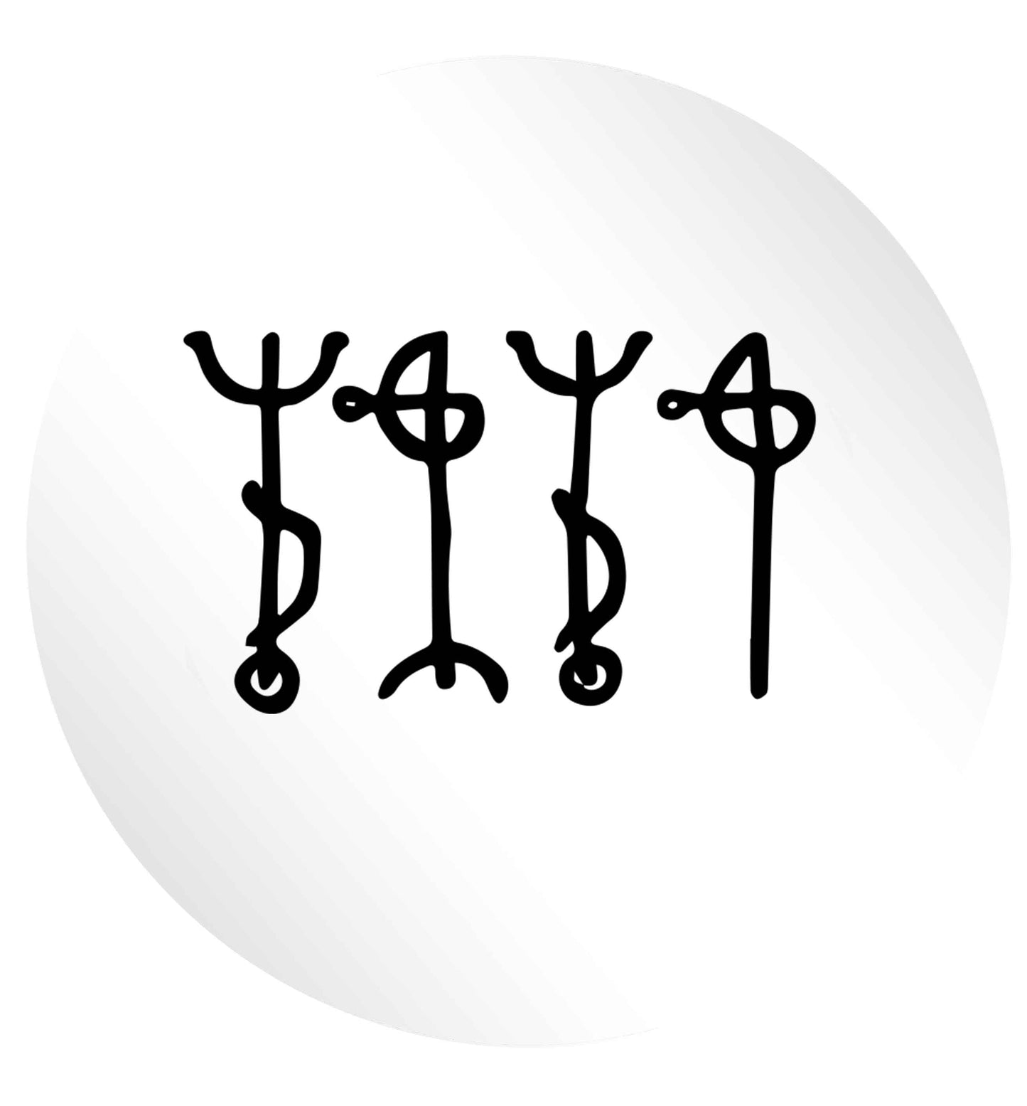 Draumstafir staves 24 @ 45mm matt circle stickers