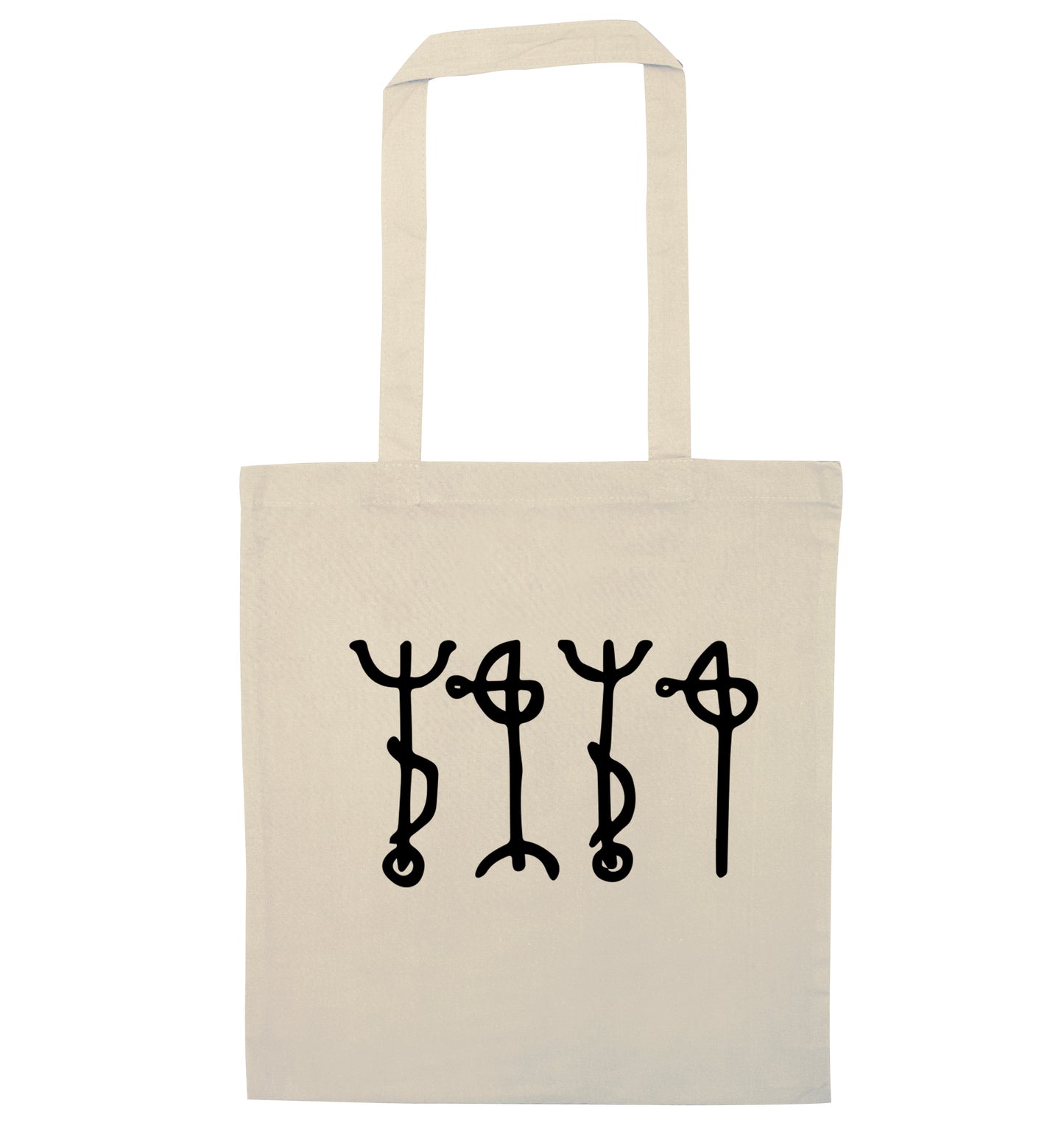Draumstafir natural tote bag