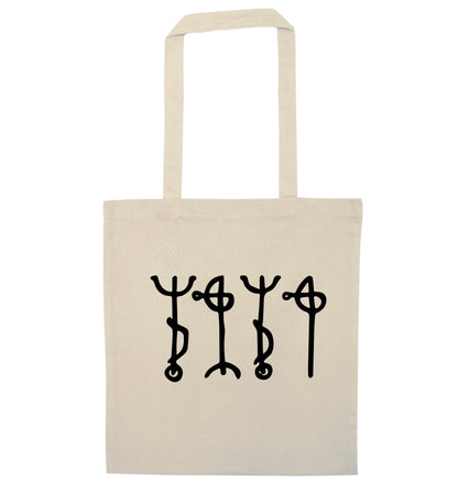 Draumstafir natural tote bag