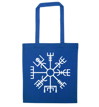 Vegv‚Äö√Ñ√¥sir wayfinder blue tote bag